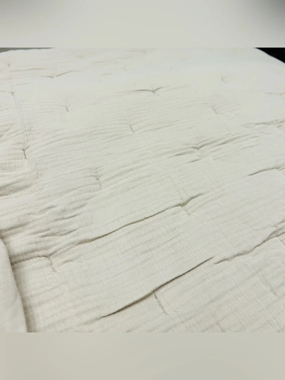 QUINCE Organic Airy Gauze Dream Quilt Full/Queen Dune 9055